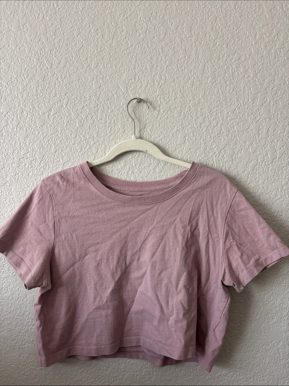 Urban Outfitters Dusty Rose Cropped Tee